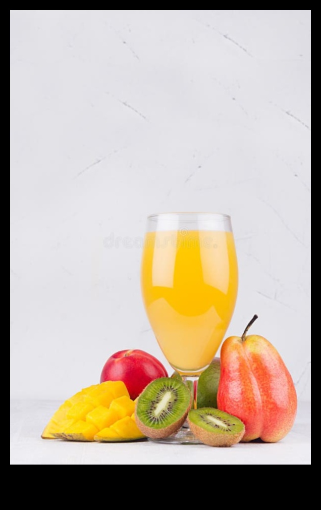 Eleganță tropicală: sorbind cu stil sucuri de fructe proaspete rafinate