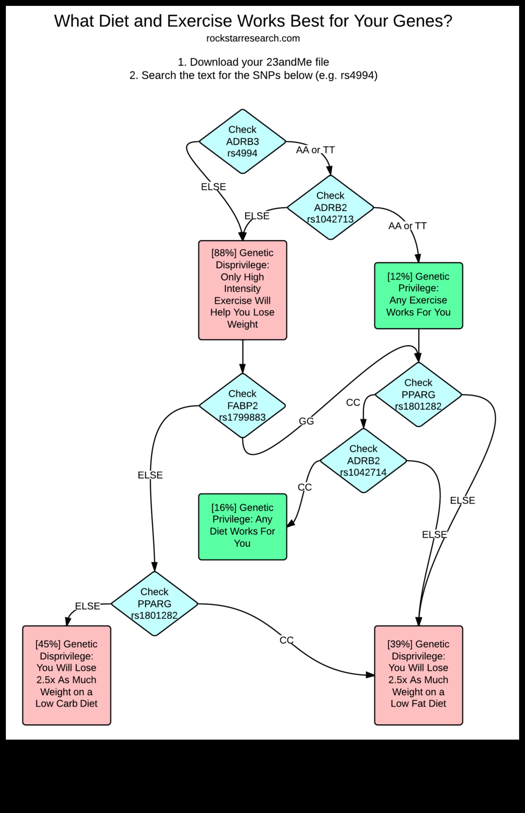 Influența geneticii asupra răspunsurilor la dieta cu conținut scăzut de carbohidrați